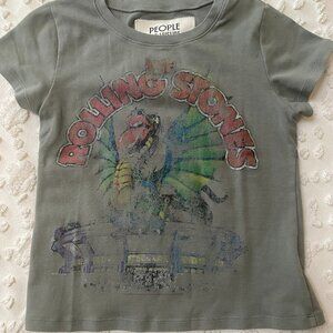 People of Leisure NWOT Rolling Stones Baby Tee